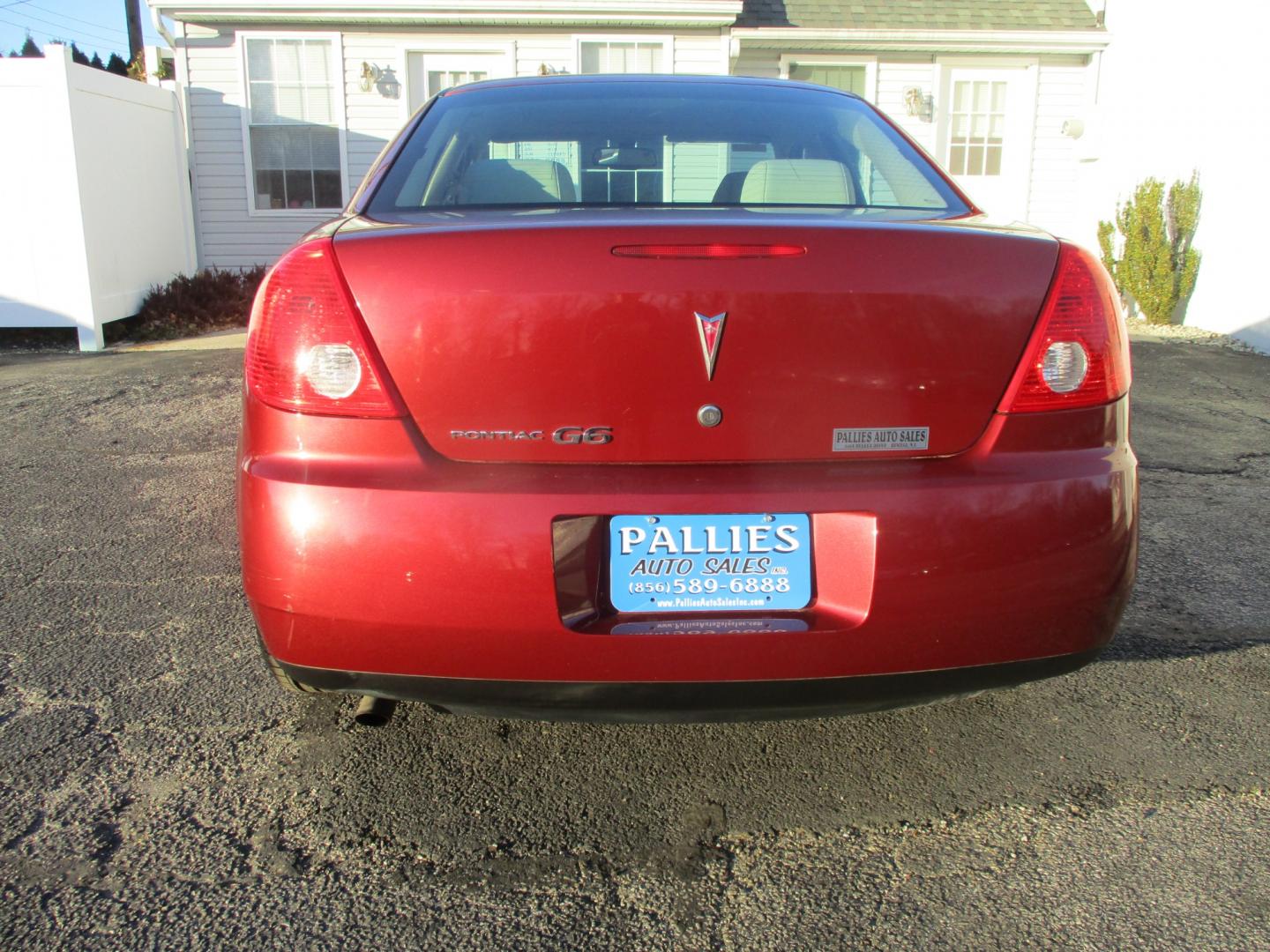 2009 RED Pontiac G6 (1G2ZG57B094) with an 2.4L L4 DOHC 16V engine, AUTOMATIC transmission, located at 540a Delsea Drive, Sewell, NJ, 08080, (856) 589-6888, 39.752560, -75.111206 - Photo#5